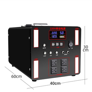 Large Capacity 2400W Portable Lithium Ion MPPT Solar CAR Power Station Flashlight Port for Outdoor Emergency Powe - Product Image 6