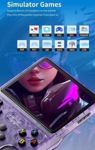 Console de jeu portable rétro R36s Pro, écran IPS de 3,5 pouces, 128 Go préchargés avec plus de 40 000 jeux classiques, console de jeu portable, système Linux - Product Image 5