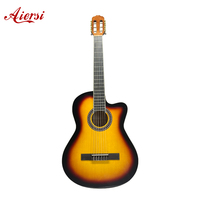 Aiersi Music Musical Instruments Matt Colour Classical Guitar with High Quality for Sale