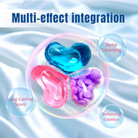 Perles de lessive anti-acariens Airpurgy, 30 pièces, 3 compartiments, capsules de nettoyage parfumées 5-en-1, plus de 80% d'ingrédients actifs
