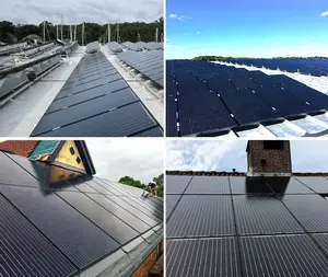 Canadian N-type TOPCon Solar Panels 420W 425W 430W 435W 440W All Black Solar Panels For Home Use