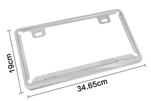 Cadre <span class=keywords><strong>de</strong></span> plaque d'immatriculation <span class=keywords><strong>de</strong></span> <span class=keywords><strong>voiture</strong></span> Longyang Business Style 125g léger en plastique ABS, ajustement universel pour plaque japonaise avant/arrière - Product Image 4