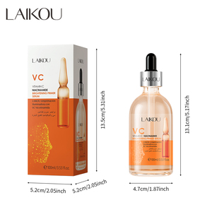 LAIKOU วิตามินซี ไนอาซินาไมด์ ไบรท์เทนนิ่ง ไพรเมอร์ เซรั่ม มอยส์เจอร์ไรซิ่ง ไบรท์เทนนิ่ง แอนตี้ เอจจิ้ง ไฮยาลูโรนิค เซรั่ม ลิควิด เฟซ สกินแคร์ - Product Image 1
