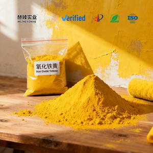 Iron Oxide Yellow 313 Pigment for Paint Coating and Construction Iron Oxide Yellow 920 for <strong>Concrete</strong> Brick and Cement Coloring - Product Image 3