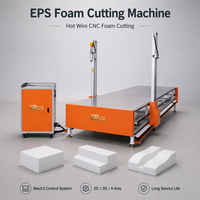 Machine de découpe de mousse EPS avec système de contrôle Mach3, longue durée de vie, fil chauffant CNC