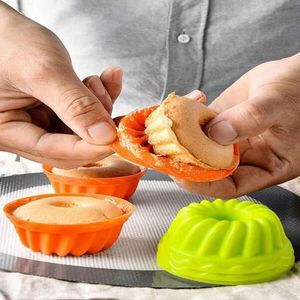 Silicone Donut And Cake Molds Random Color Oven Safe For Baking Cake Mold - Product Image 1