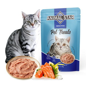 Muestras Gratis, Alimento Húmedo para Gatos y Cachorros con Alto Contenido de Proteínas y Carne Fresca, Golosinas Económicas para Gatos, OEM/ODM Disponible - Product Image 1