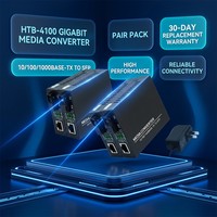Gigabit Single Mode Single Fiber SC Fiber Optic Media Converter High Quality DC/AC Power Adapter CCTV