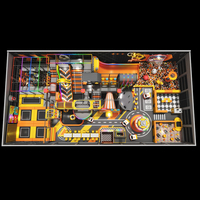 Équipement de jeu intérieur moderne, système de terrain de jeux pour enfants, conception personnalisée, centre commercial, parc d'attractions