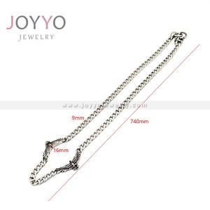 Collier pour homme en acier inoxydable 316l de style moto hardcore, style punk heavy metal - Product Image 6