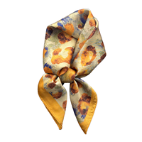 Écharpe carrée en satin de luxe pour femme, motif Argyle, aspect polyester, polyvalente et décorative, collection automne