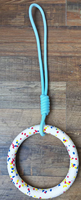 Jouet pour chien en ETPU avec corde, couleur et logo personnalisés, pour jeu de la force de la traction