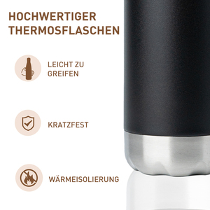 500ml Double Wall Stainless Steel Vacuum Insulated Water <b>Bottle</b> 12H Hot 24H Cold Leak Proof Sports <b>Thermos</b> Flask - Product Image 4