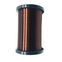 Kawat Enamel Polos Solid 6 AWG 0.063mm Vintage Berinsulasi Tepat untuk Suhu Tinggi 600V Berbahan Tembaga Bulat untuk Pickup Gitar