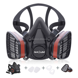 M301 <span class=keywords><strong>Respirator</strong></span> masker <span class=keywords><strong>Gas</strong></span> setengah wajah, untuk melukis dengan sertifikasi CE