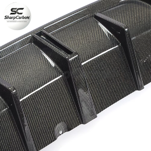 Nouveau diffuseur de pare-chocs arrière en fibre de carbone poli haute brillance G22 G23 pour <span class=keywords><strong>430i</strong></span> 440i M Sport 2021 <span class=keywords><strong>2022</strong></span> - Product Image 1
