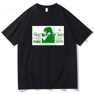 T-shirt Clairo Sling Album Art en jersey de coton, vêtements décontractés pour hommes - Product Image 5