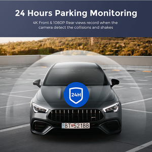 DashCam 2 pouces HD 2160P 4K Car dual <span class=keywords><strong>Camera</strong></span> M300S wifi Voice Control dash cam <span class=keywords><strong>360</strong></span> Rotating WDR with Super Night Vision - Product Image 5