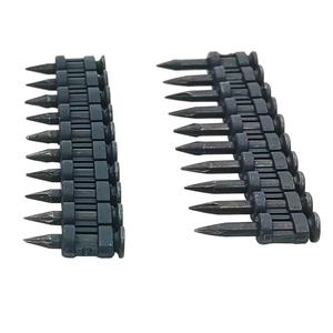 Haute qualité 16-38mm noir en plastique trempé bande collée acier béton goupille clous lisse tige Type gaz clou pistolet Compatible - Product Image 1