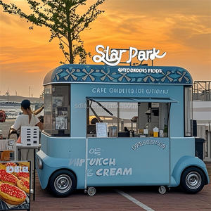 Gerobak Makanan Multifungsi Kustom dengan Dapur Lengkap untuk Jualan Es Krim, Hamburger, Kopi, dan Camilan - Product Image 5