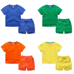 P203022 Setelan Pakaian Bayi Laki-laki Perempuan, Setelan Pakaian Anak-anak Olahraga Anak-anak Musim Panas