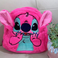 Nouveau sac à dos mignon cousu, sac à dos en peluche de dessin animé, sac de rangement multifonctionnel, cadeau pour enfants