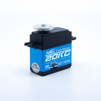 Servomotor Robótico DIY de Tamaño Estándar 7.V para Proyectos RC, 25Kg, Control por Bus Serial TTL, Retroalimentación, 300 Grados, Engranaje Metálico, Incluye Cable USB