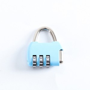 Travel Combination <b>Lock</b> 3 Digit Zinc Alloy Resettable For Backpack <b>Suitcase</b> Luggage Locker Door Cabinet Toolbox - Product Image 1