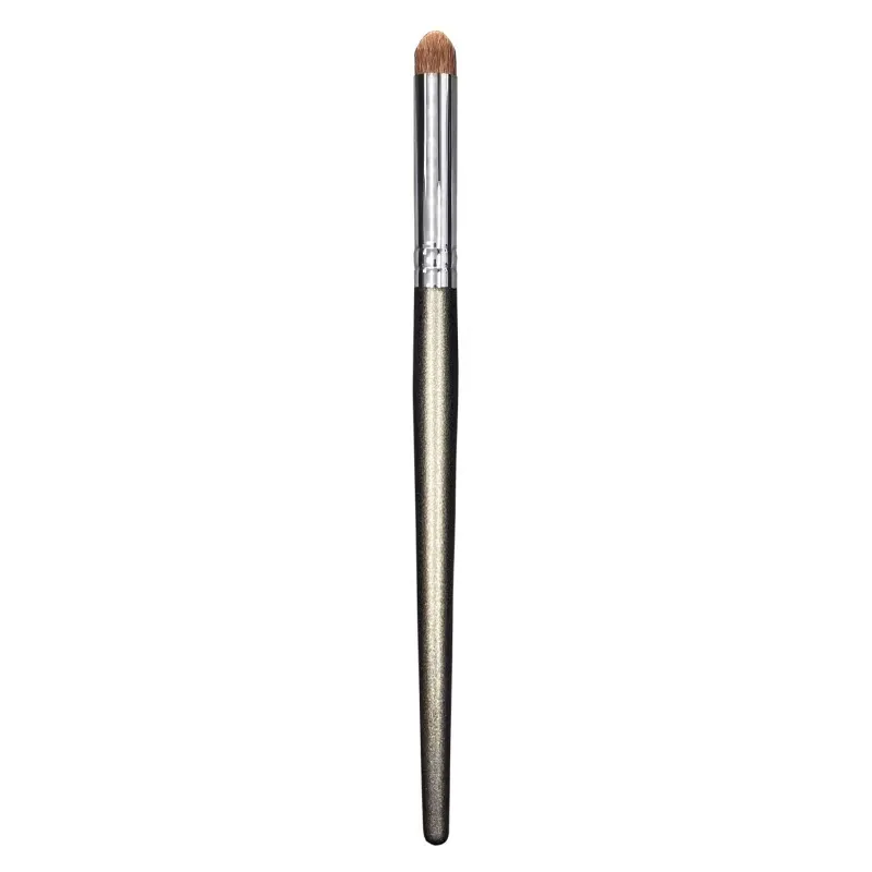 Professional makeup brush round tip lip smudge concealer brush lacquered wooden handle portable brush