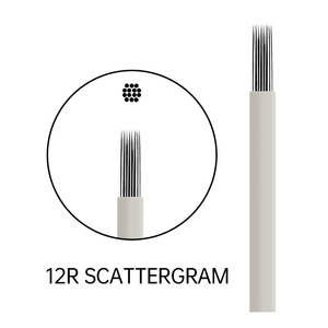 Agujas de Microblading Nano Redondas para Sombreado de Cejas, Cuchillas para Tatuaje de Cejas para Entrenamiento de Maquillaje Permanente y Práctica de PMU - Product Image 4
