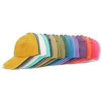 Gorra de béisbol lavada en blanco unisex gorra deportiva desgastada teñida de camionero ajustable vintage de algodón al por mayor