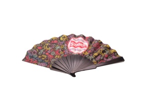 Éventails en papier de bambou avec logo personnalisé, nouveau design, cadeaux originaux avec garantie de 90 jours - Product Image 5