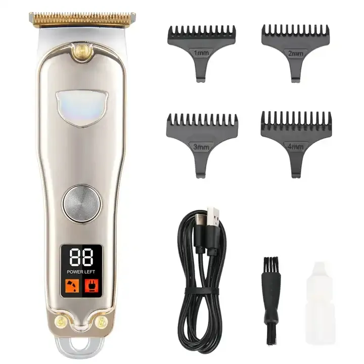 Rechargeable Hair Cutter Home use Compact Size Carving Electric Hair Trimmer Cordless Men Hair Clipper