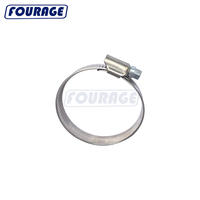 Colliers de serrage en acier inoxydable 304 réglables de type allemand 40-60 mm