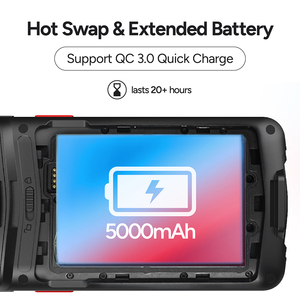 MEFERI ME61 Qualcomm Chip <span class=keywords><strong>6</strong></span> "PDA <span class=keywords><strong>Android</strong></span> 13 Robustes Daten erfassungs terminal Barcode-Scanner DHL Industrial Logistics Handheld - Product Image 4
