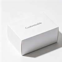 Boîte d'expédition en carton ondulé personnalisée, écologique, non enduite, pour abonnement, cosmétiques, vêtements, et marquage de marque