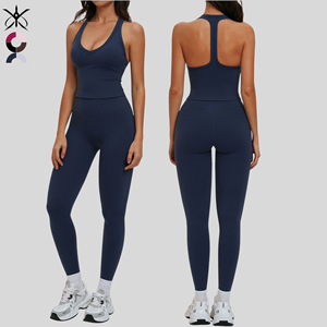 Ensemble de yoga ajouré tendance, respirant, pantalon taille haute moulant, vêtements de fitness polyvalents, ensemble de sport de course à séchage rapide - Product Image 2