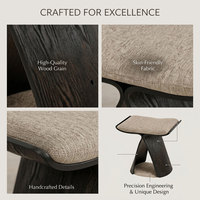 Perchoir pour chat en bois courbé de style nordique, lit de luxe pour animaux de compagnie avec coussin rembourré, siège de fenêtre haut de gamme pour chaton d'intérieur