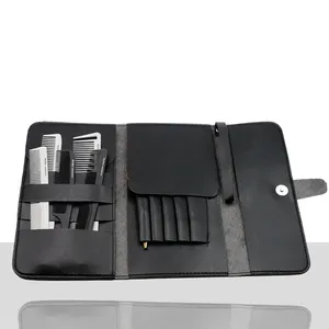 Paquet de ciseaux de coiffure scintillants avec cinq Kit multifonctionnel de coiffeur avec pochette de grande capacité