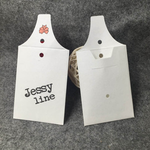 Ensemble d'étiquettes en papier lin comprenant une étiquette en papier bleu et un sac de rechange pour boutons en papier bleu pour jeans pour hommes - Product Image 3