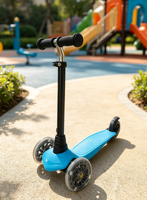 Trottinette à 3 roues YILIEN POPULAR KICK SCOOTER LS-300 pour enfants, trottinette à pousser pour l'extérieur avec roues à LED