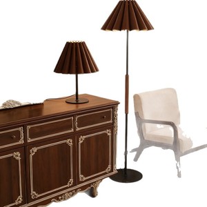 Lampadaire rétro en cuir avec abat-jour, source de lumière LED, base E27, commande par interrupteur, pour salon, chambre à coucher, éclairage décoratif - Product Image 5