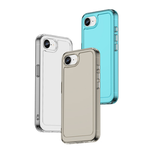 เคสโทรศัพท์ TPU แบบนิ่มสีลูกกวาดป้องกันรอยขีดข่วนทนทานกันกระแทกยืดหยุ่นฝาครอบโทรศัพท์มือถือสำหรับ iPhone 16 E - Product Image 3