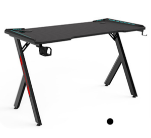 Nouveau design, bureau d'ordinateur de jeu en métal très vendu avec bandes LED, porte-gobelet et fonctions extensibles - Product Image 3