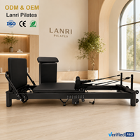 Cama de Pilates Plegable de Aluminio Premium OEM ODM, Máquina de Pilates Comercial para Estudio, Gimnasio y Fitness en Casa