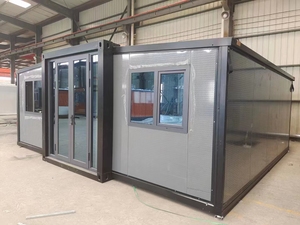 Contenedor prefabricado de envío de 40 pies y 20 pies, casa extensible a la venta, casa prefabricada plegable de acero ligero, Villa de 5 dormitorios - Product Image 2