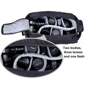 2020 fábrica profesional personalizar al aire libre portátil resistente a los arañazos desmontable DSLR cámara de fotografía/bolsas de vídeo - Product Image 6