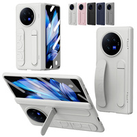 Étui de protection complet avec support de bracelet élastique pour vivo X Fold 5 / X Fold 3 Pro X Fold 2 avec coque pliable en verre trempé