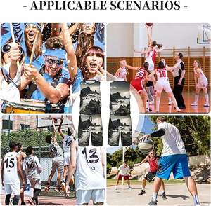 Schnellt rocknende Basketball trikots für Herren und Damen Sport training Doppelseitige Uniformen Wettkampf anzug Kunden spezifisches Design - Product Image 6