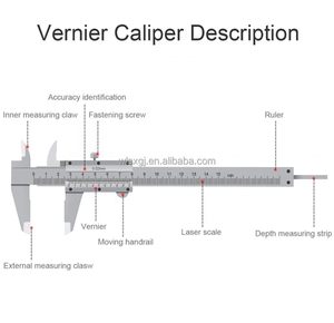 Bán buôn Vernier Caliper độ chính xác cao 0-150mm 0-6 "thép không gỉ công nghiệp Vernier Caliper <span class=keywords><strong>Analog</strong></span> Caliper công cụ đo lường - Product Image 2